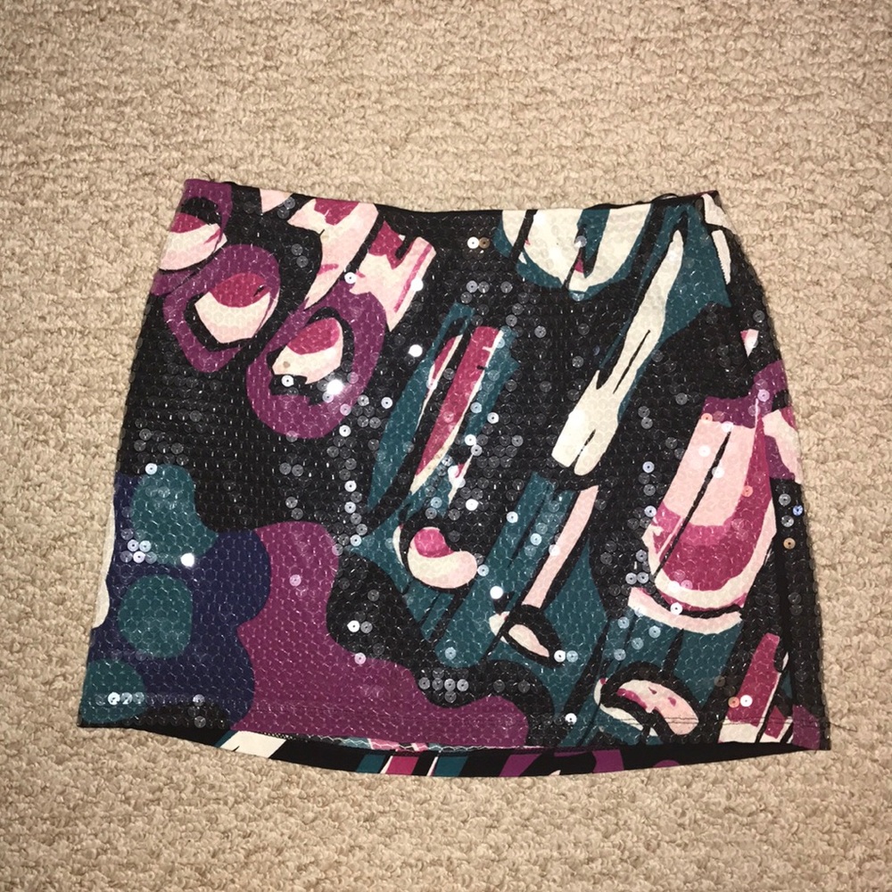 Fun Sequin Express Mini Skirt